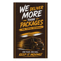 Rally Towel – "We Deliver More Than Packages" Delivery Driver Motivational Towel (11x18)