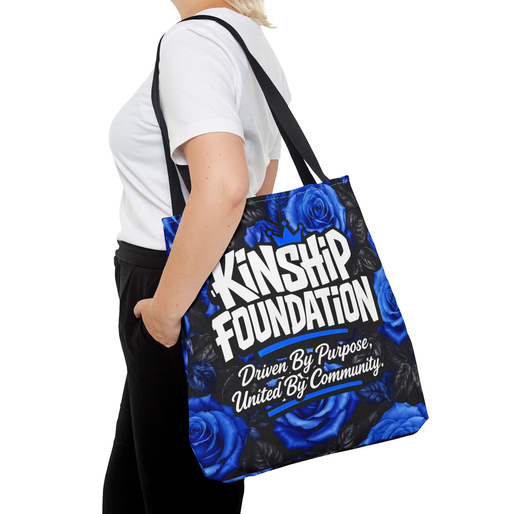 Kinship Foundation Tote Bag — Blue Rose Community Charity Tote