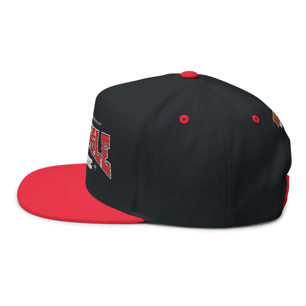 Triangle Riders Embroidered Flat Bill Cap