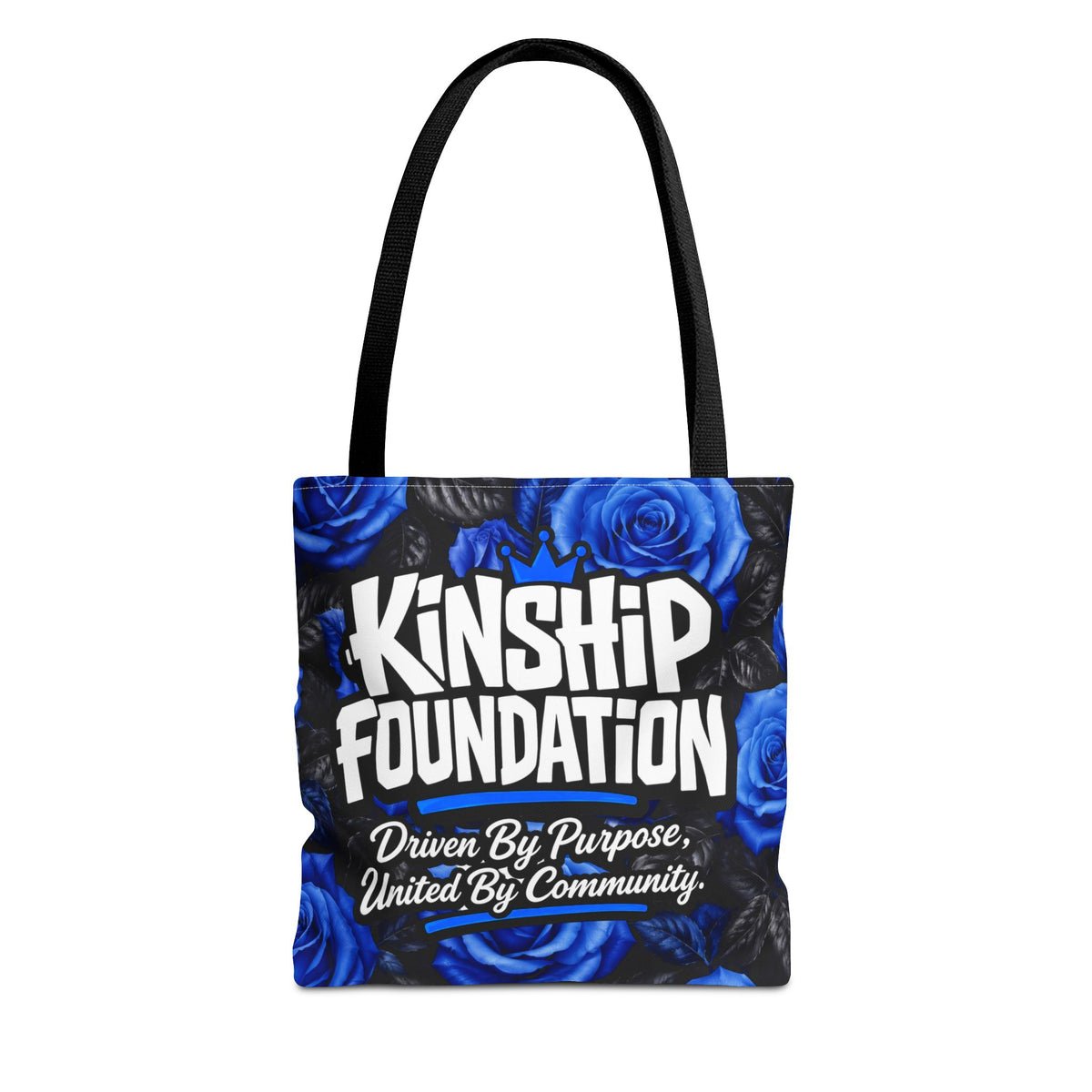 Kinship Foundation Tote Bag — Blue Rose Community Charity Tote