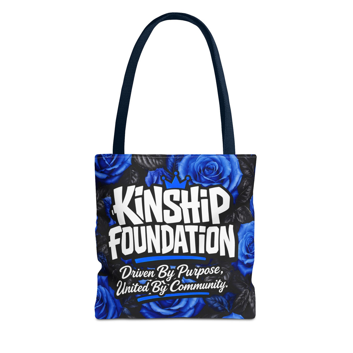 Kinship Foundation Tote Bag — Blue Rose Community Charity Tote