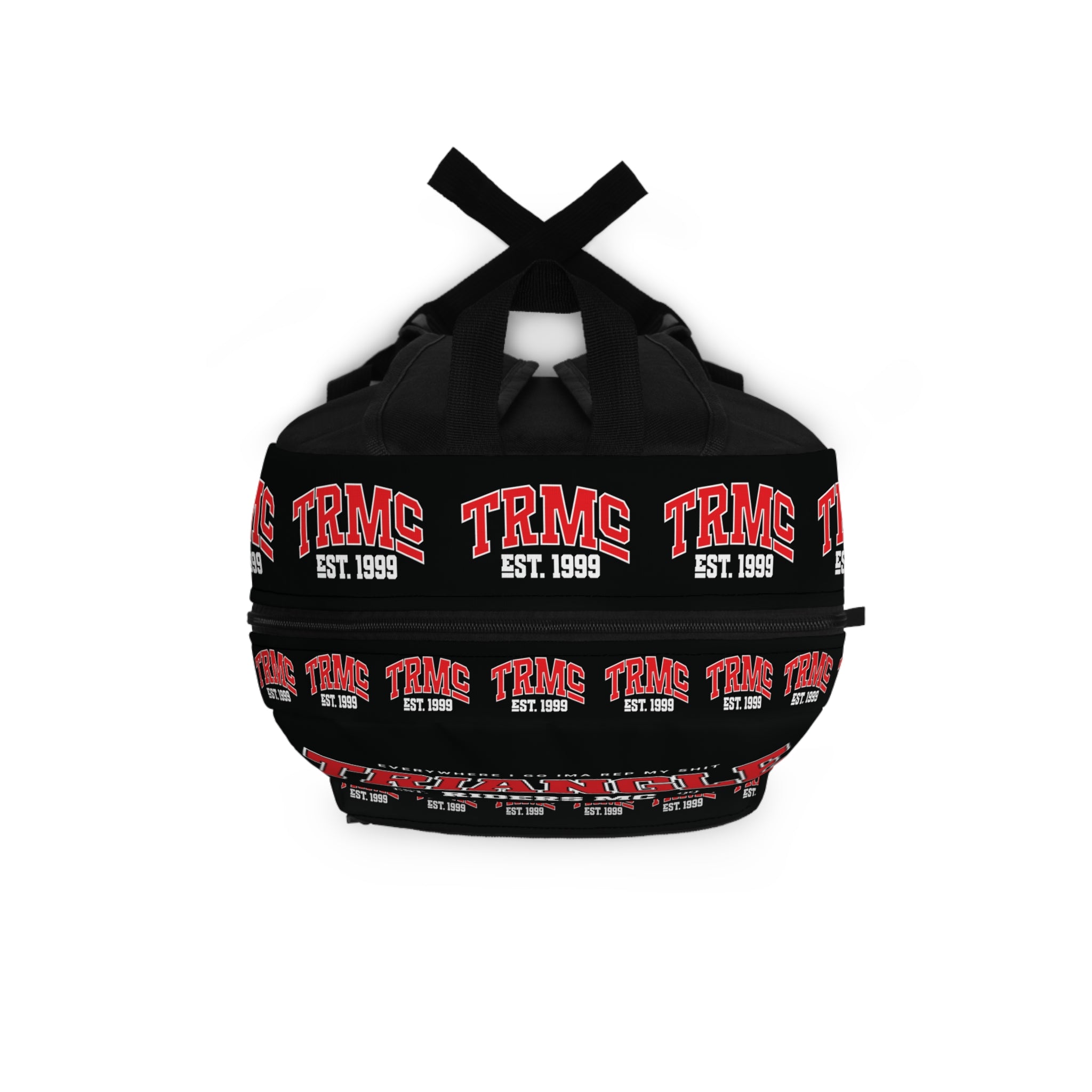 Triangle Riders MC Backpack - Stylish Motorcycle Club Bag, Perfect for Biker Gangs, Riding Events, and Everyday Use