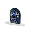 Kinship On Wheels Foundation Acrylic Table Sign – Dome-Shaped Desk Plaque
