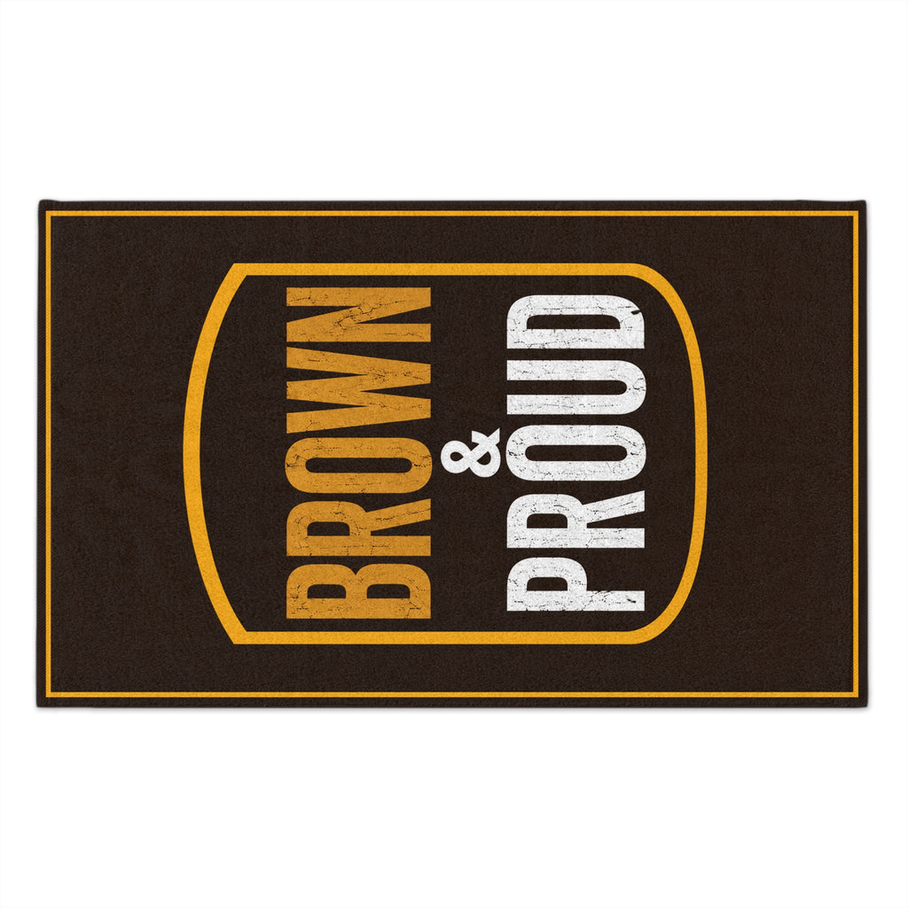Rally Towel - "Brown & Proud" 11x18 Team Spirit Towel