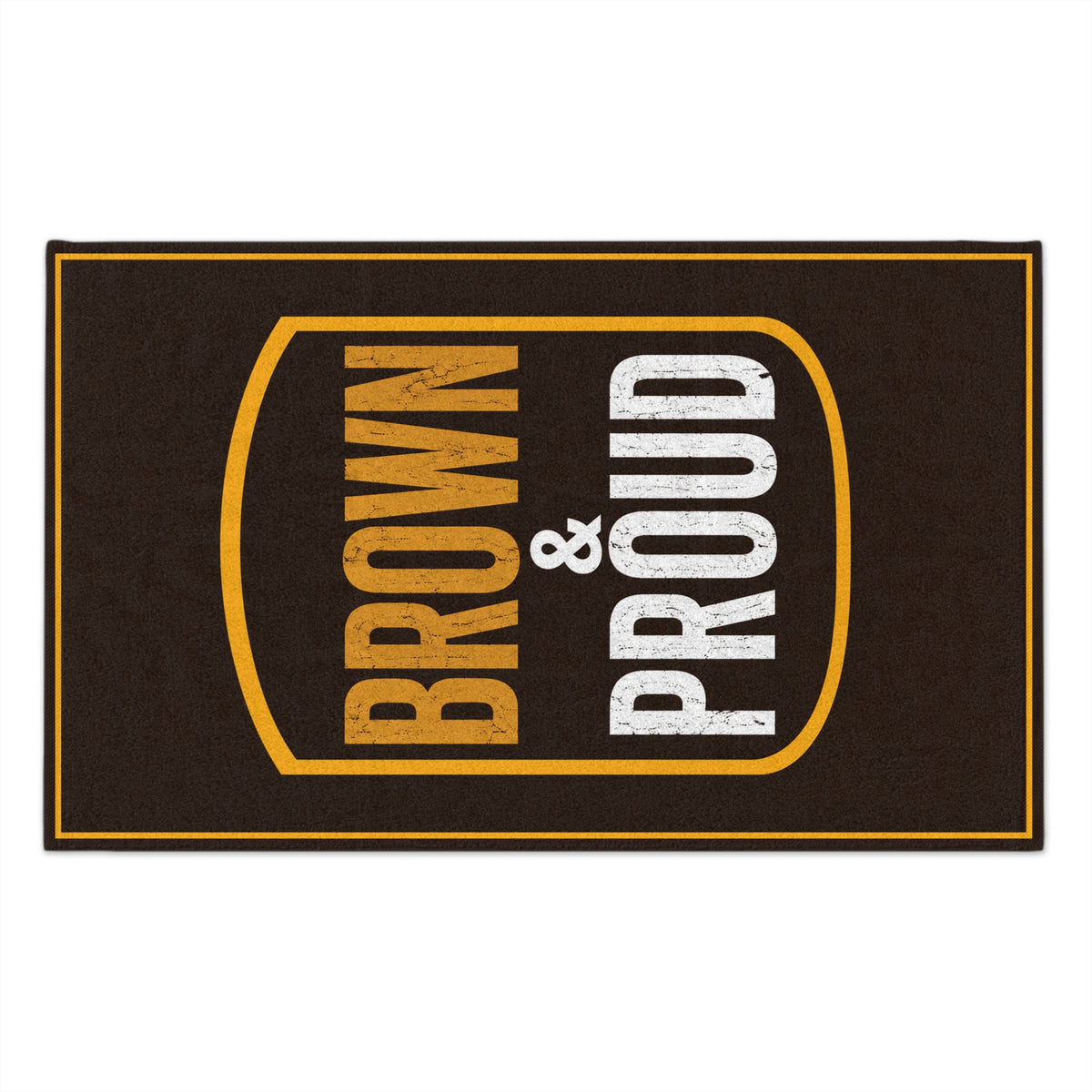 Rally Towel - "Brown & Proud" 11x18 Team Spirit Towel