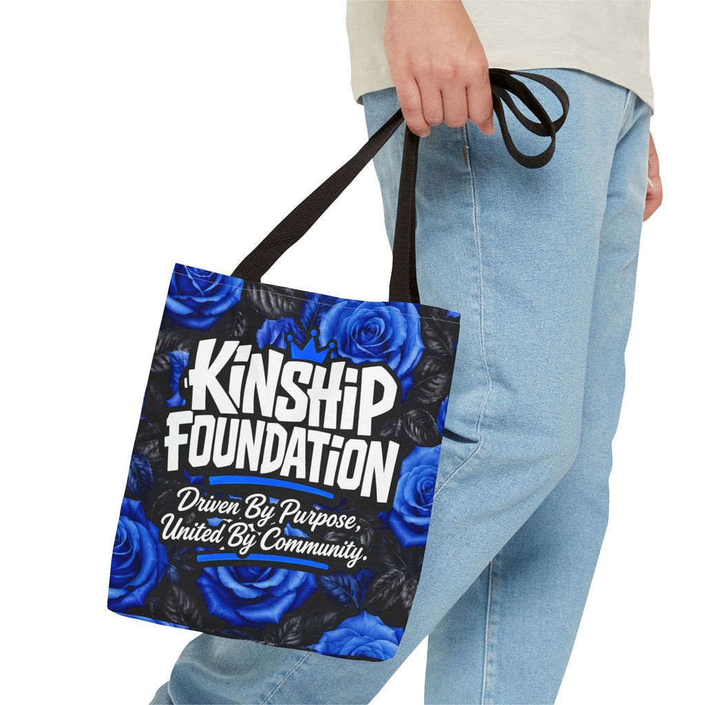 Kinship Foundation Tote Bag — Blue Rose Community Charity Tote