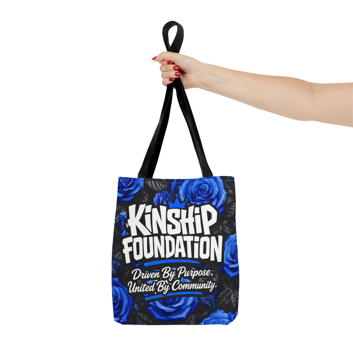 Kinship Foundation Tote Bag — Blue Rose Community Charity Tote