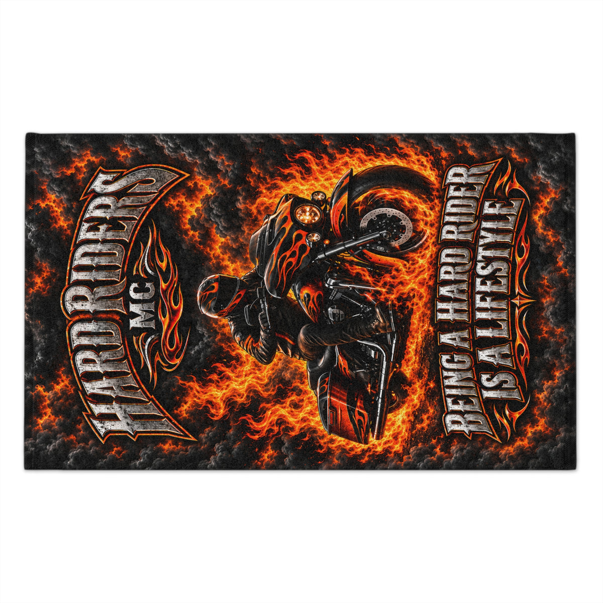 Hard Riders Rally Towel – “Being a Hard Rider Is a Lifestyle” 11x18