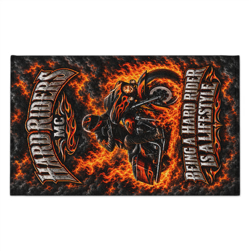 Hard Riders Rally Towel – “Being a Hard Rider Is a Lifestyle” 11x18
