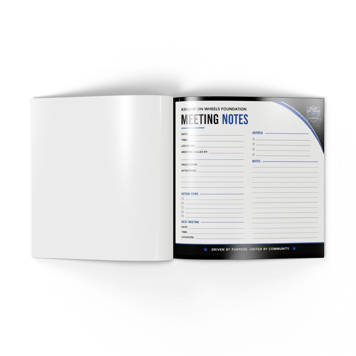 Softcover Photo Book - 'Meeting & Planning' Blue Rose Foundation Keepsake
