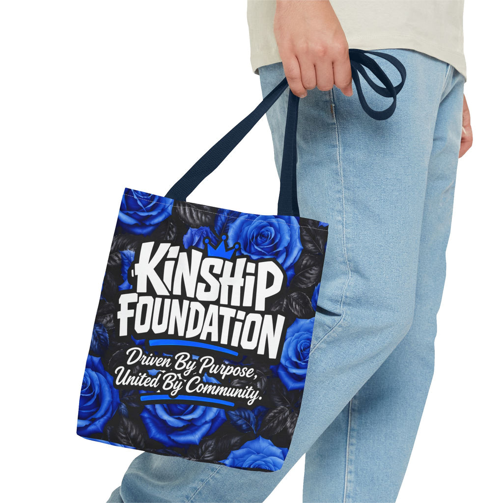 Kinship Foundation Tote Bag — Blue Rose Community Charity Tote