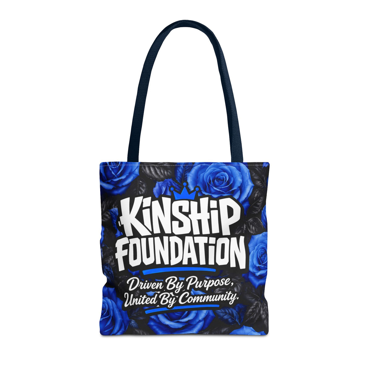 Kinship Foundation Tote Bag — Blue Rose Community Charity Tote