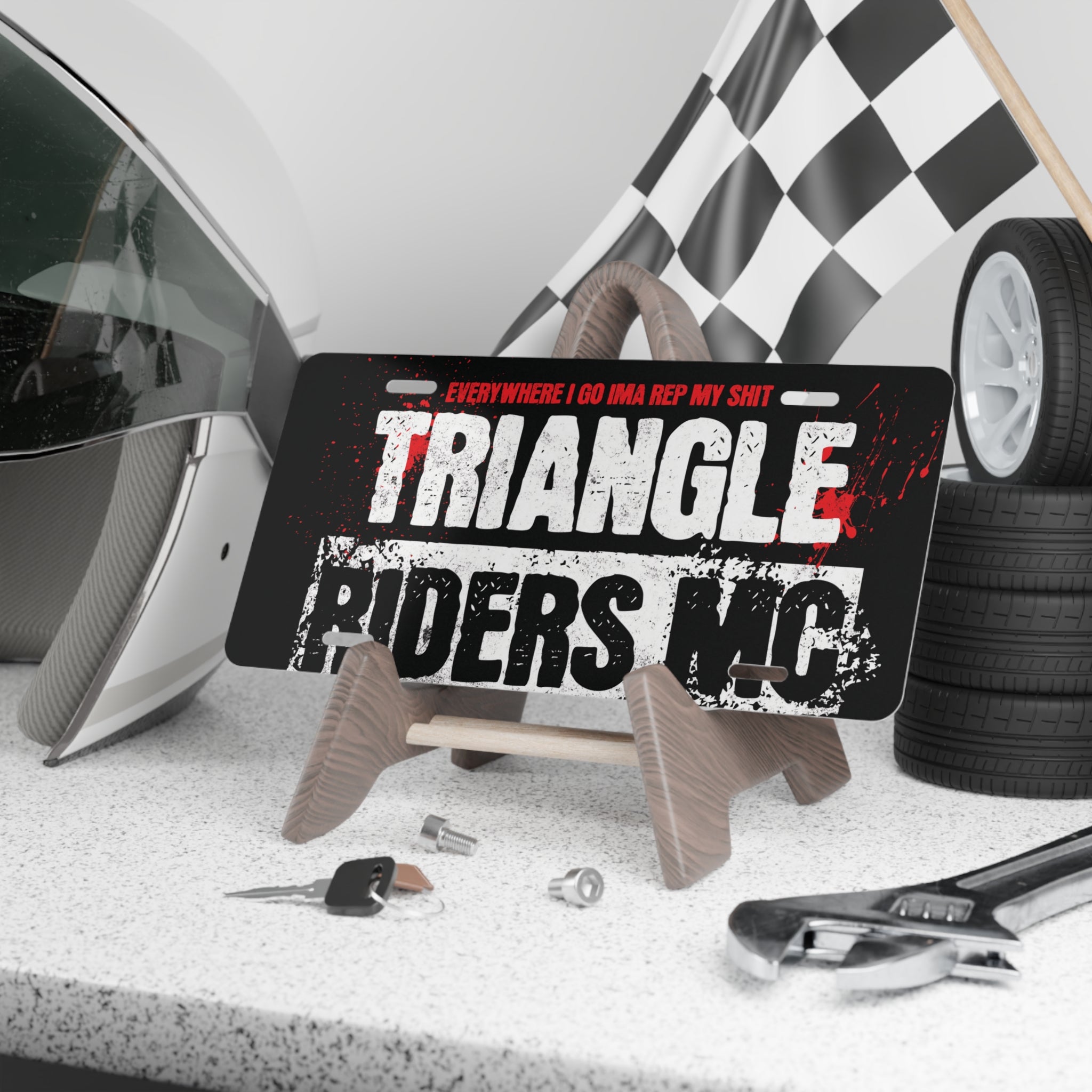 Custom Motorcycle Vanity Plate | Unique Gift for Bikers, Motorcycle Decor, Personalized License Plate, Rider Enthusiast Gift, Gift for Dad