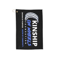 Kinship On Wheels Golf Towel – 'Driven by Purpose' Charity Logo Towel with Clip