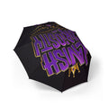 Motorcycle Club Foldable Umbrella – 'Ride or Die' Blue Biker Design