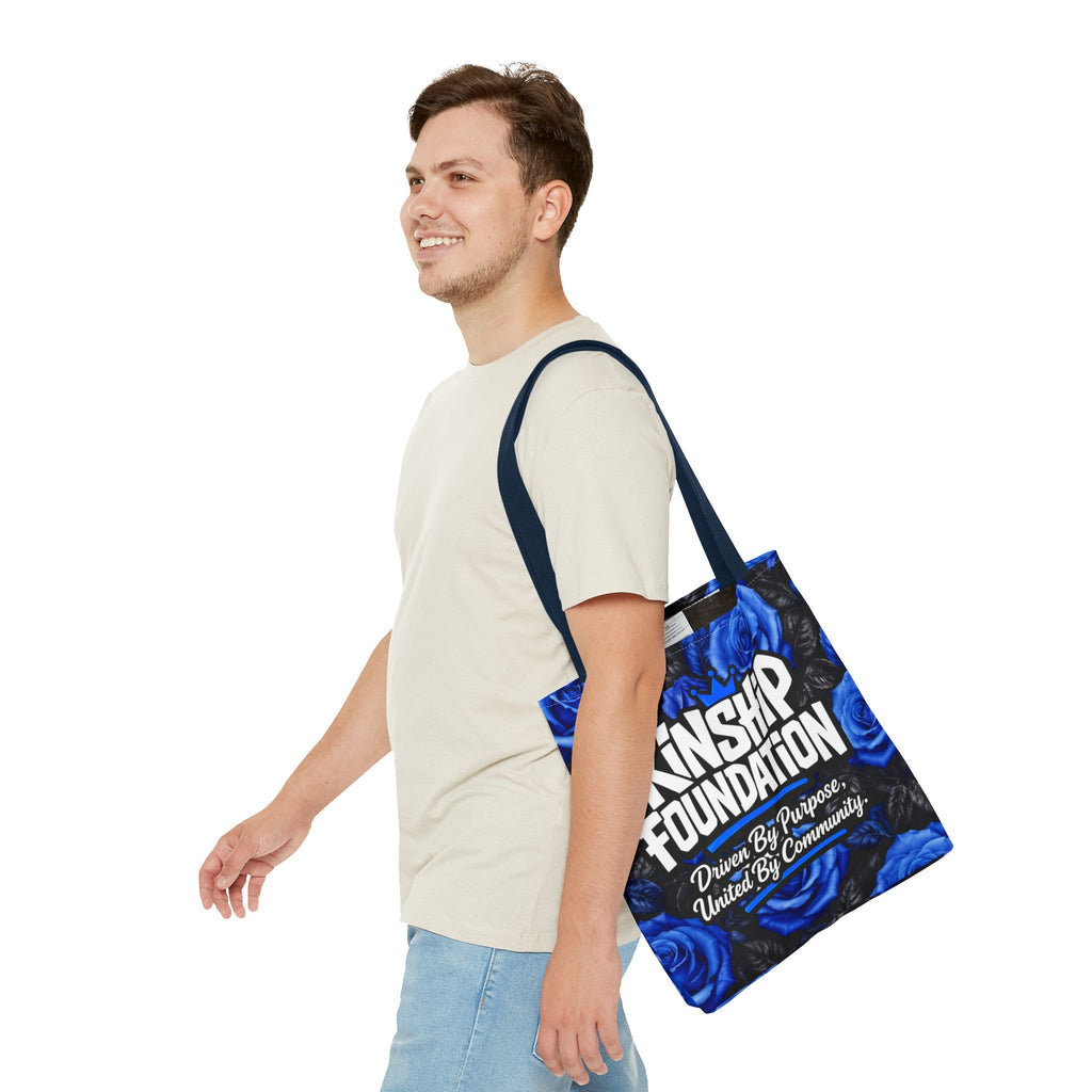 Kinship Foundation Tote Bag — Blue Rose Community Charity Tote