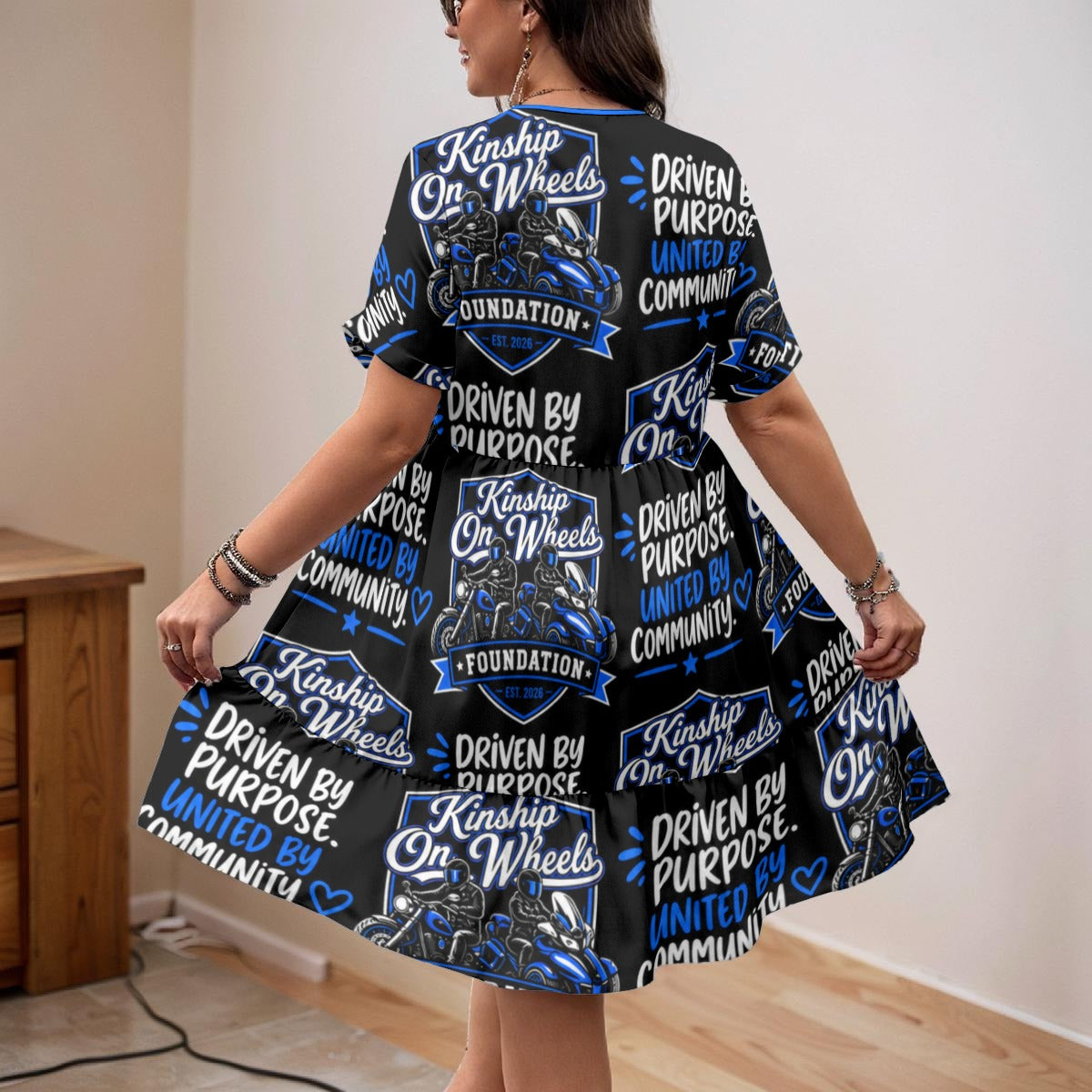 Kinship V-Neck Short Sleeve Dress