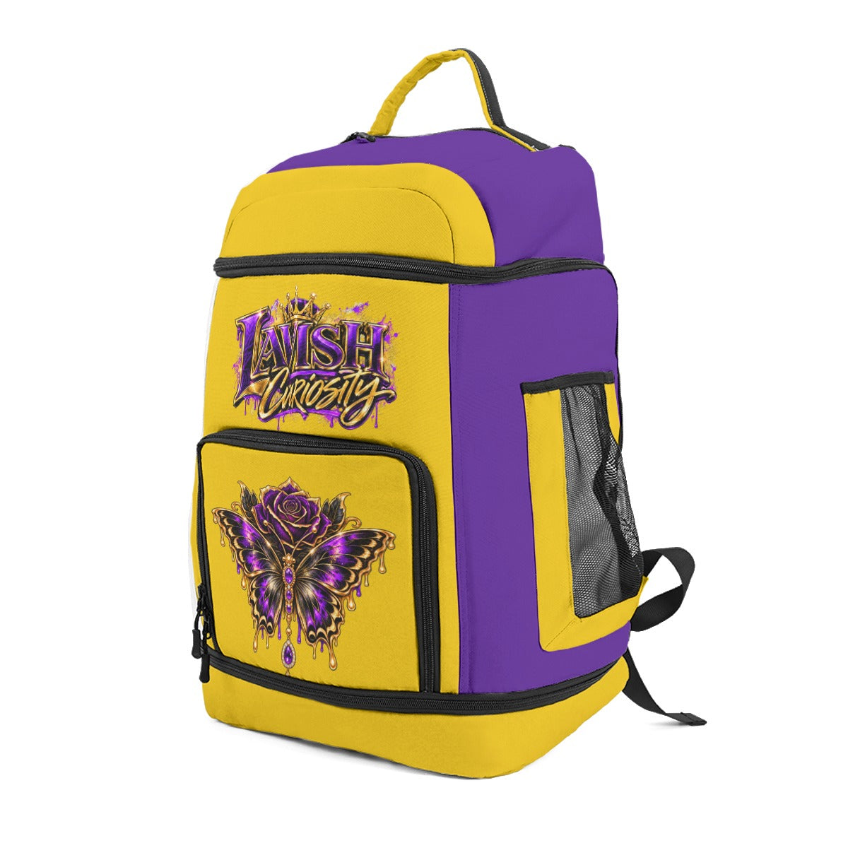 All-Over Print Multifunctional Backpack