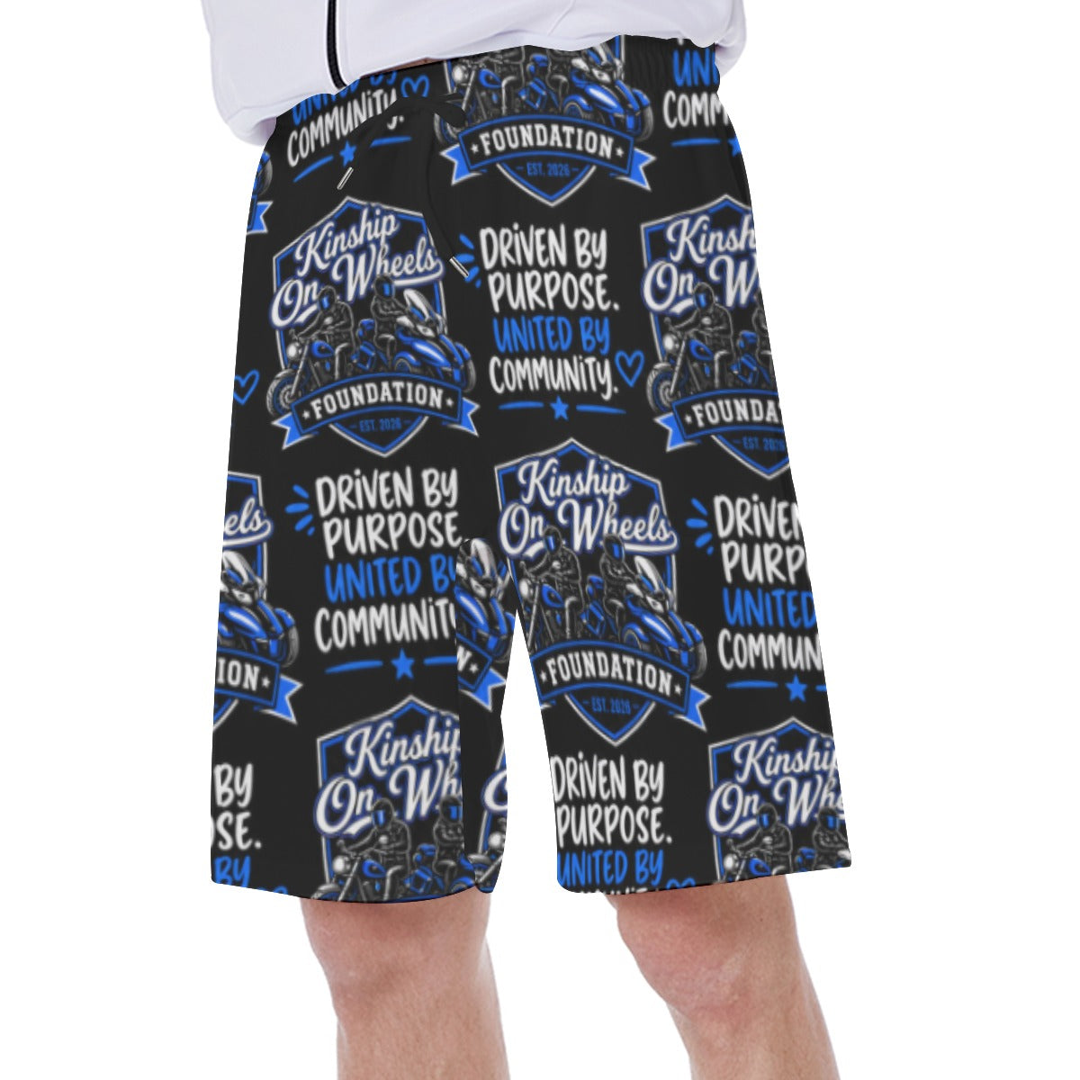 All-Over Print Men‘s Beach Shorts With Lining