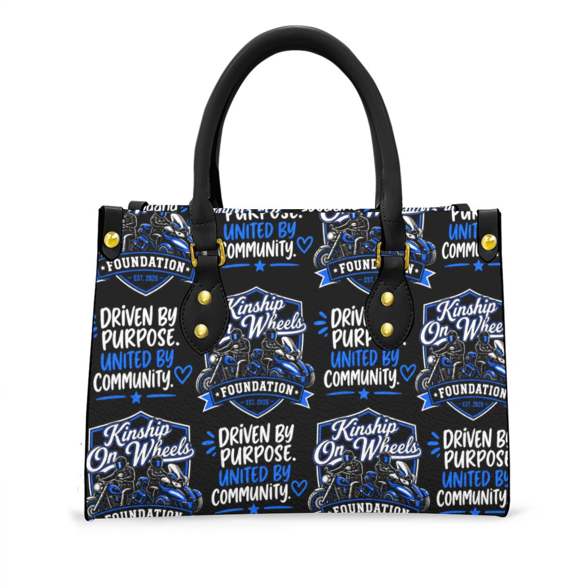Women's Tote Bag With Black Handle