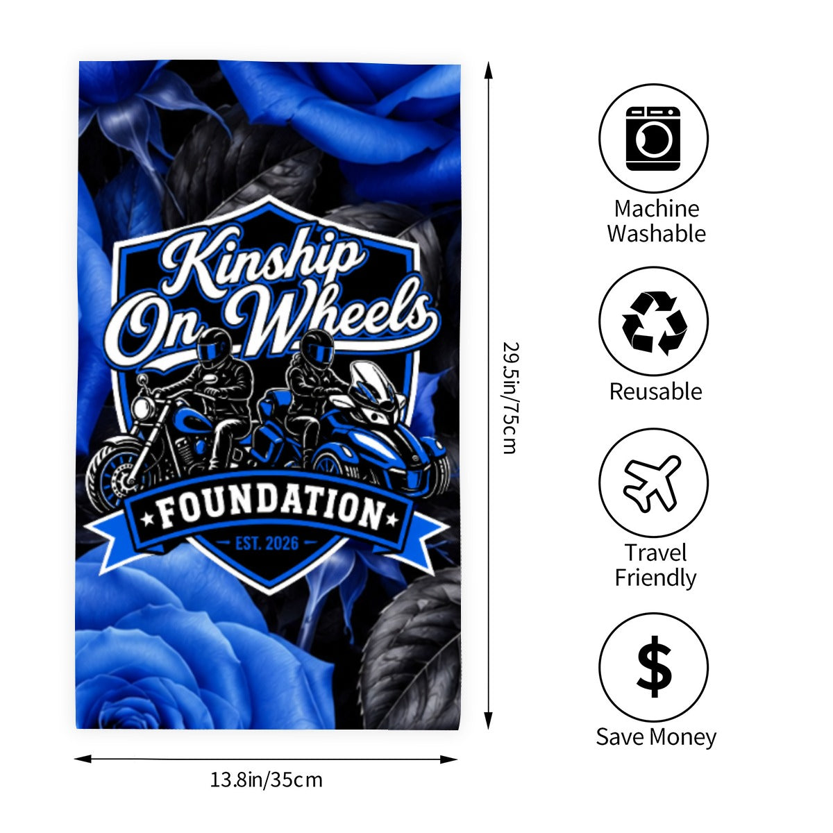 Polyester Towel Printed in USA