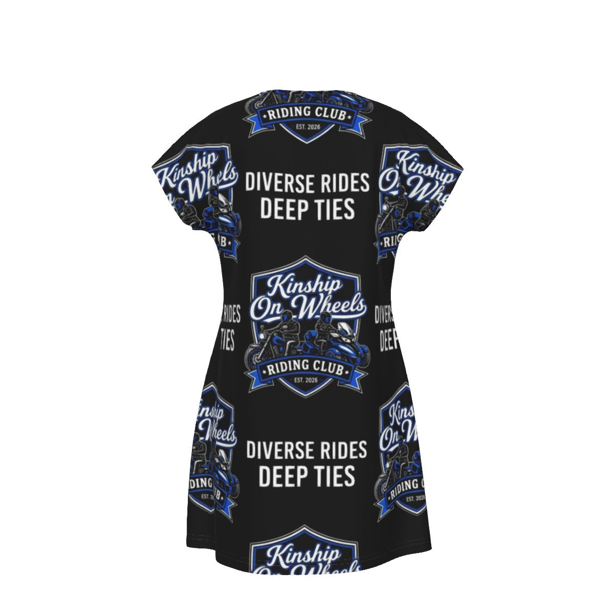 All-Over Print Women's Short Sleeve Dress