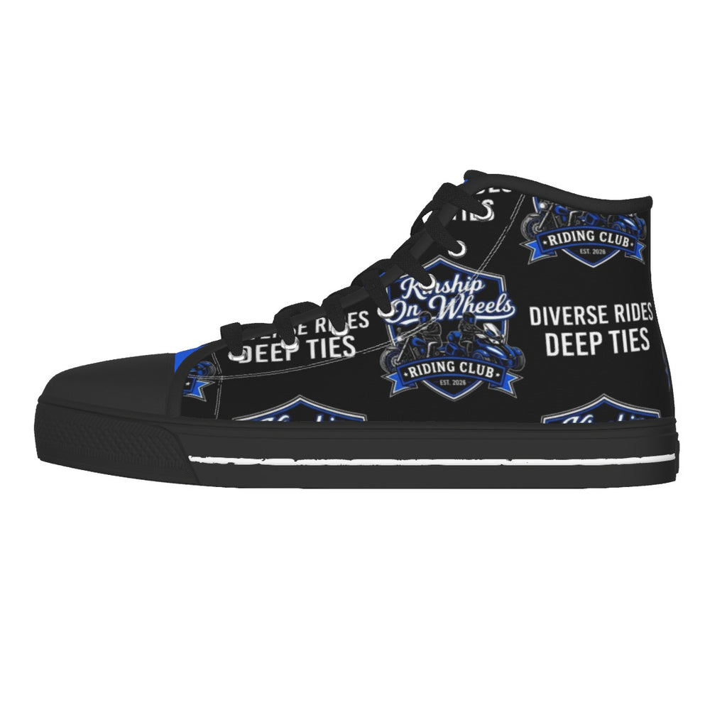 Men's Black Sole Canvas Shoes