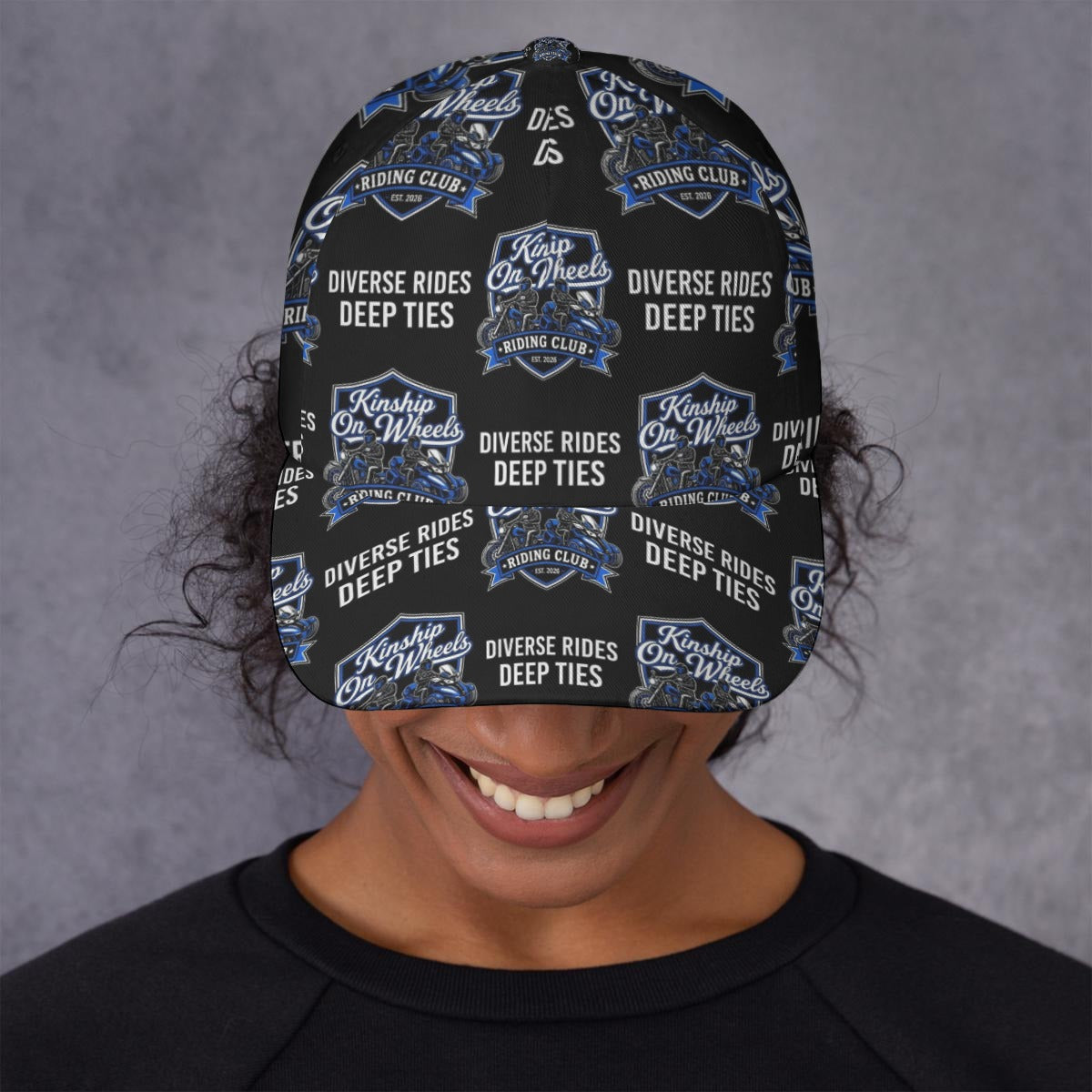 All-Over Print Peaked Cap
