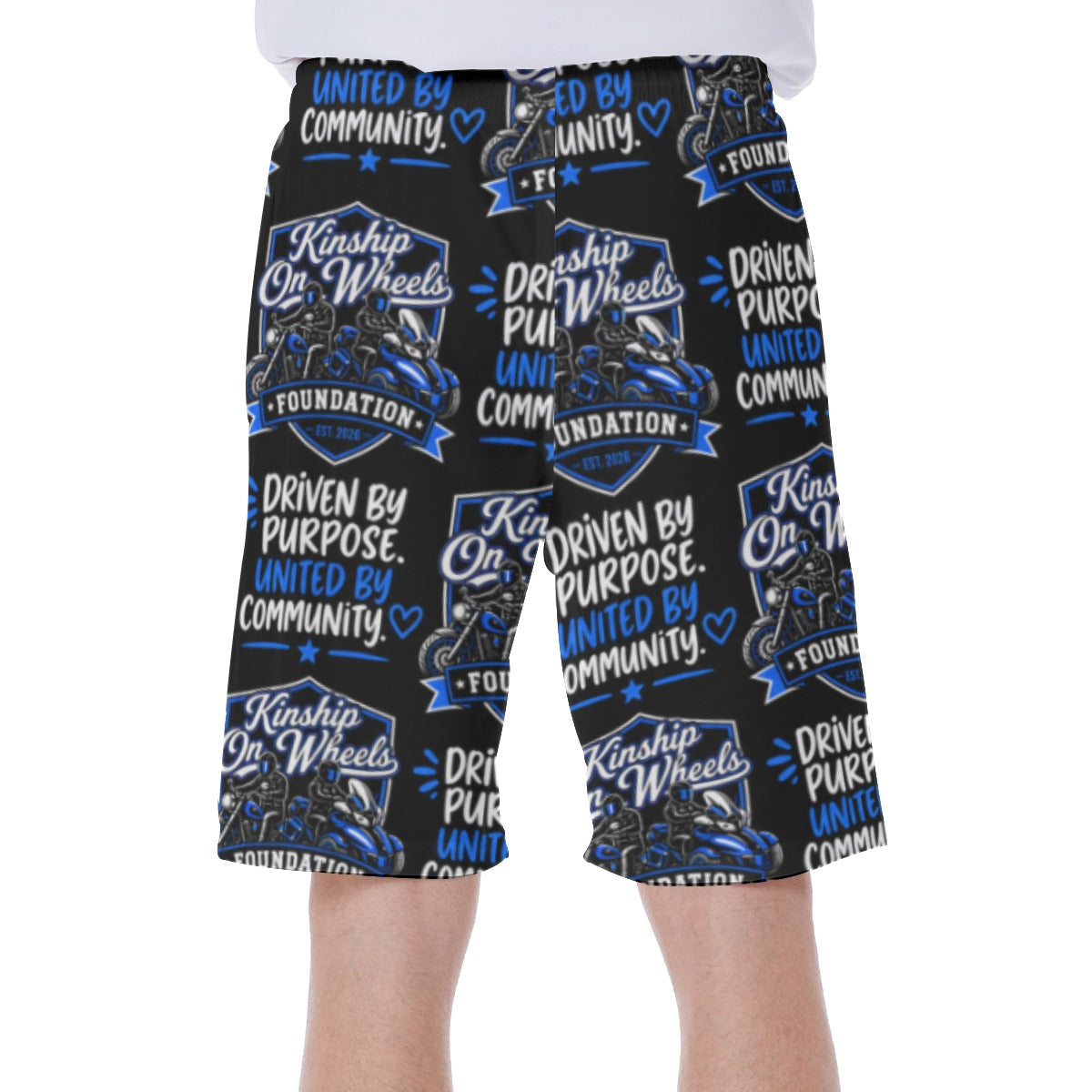 All-Over Print Men‘s Beach Shorts With Lining