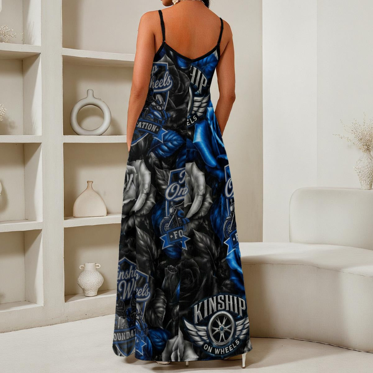Kinship V-Neck Maxi Dress