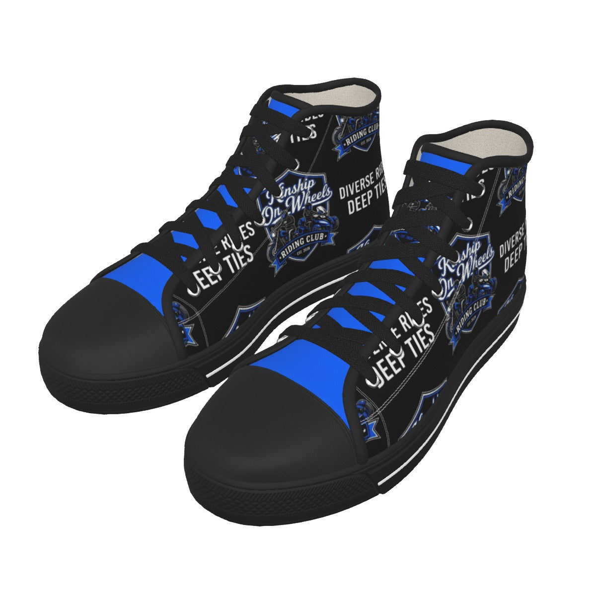 Men's Black Sole Canvas Shoes
