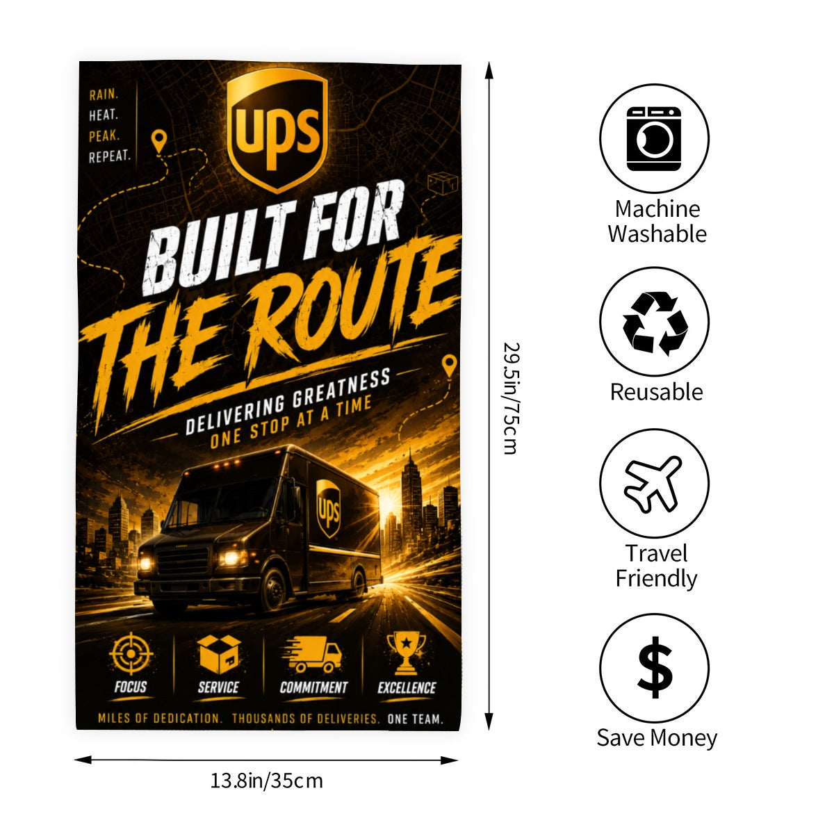 UPS BATH TOWEL
