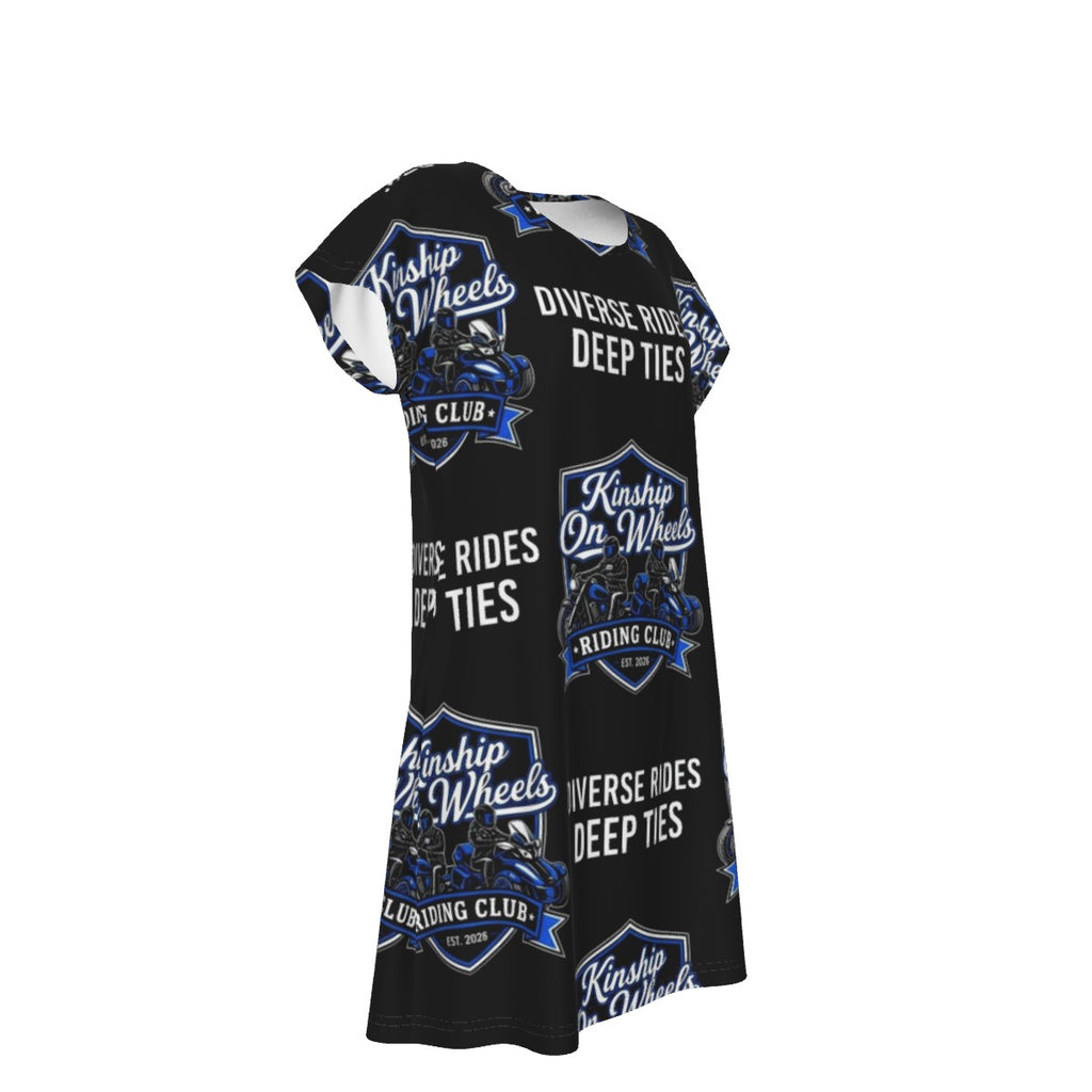 All-Over Print Women's Short Sleeve Dress
