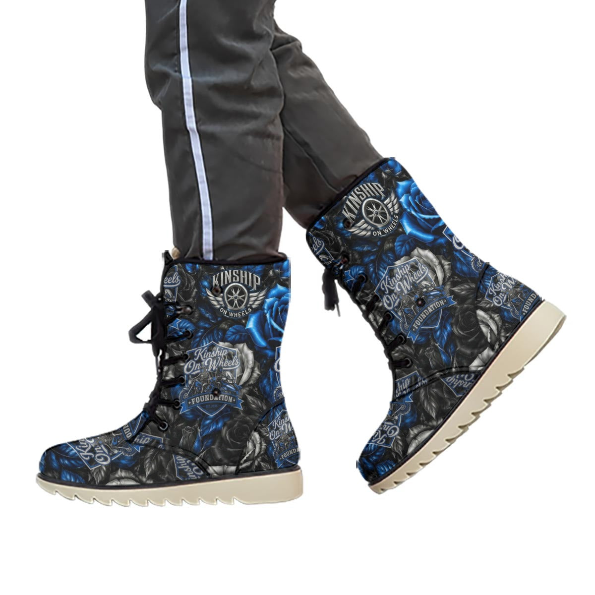 All-Over Print Women's Plush Boots