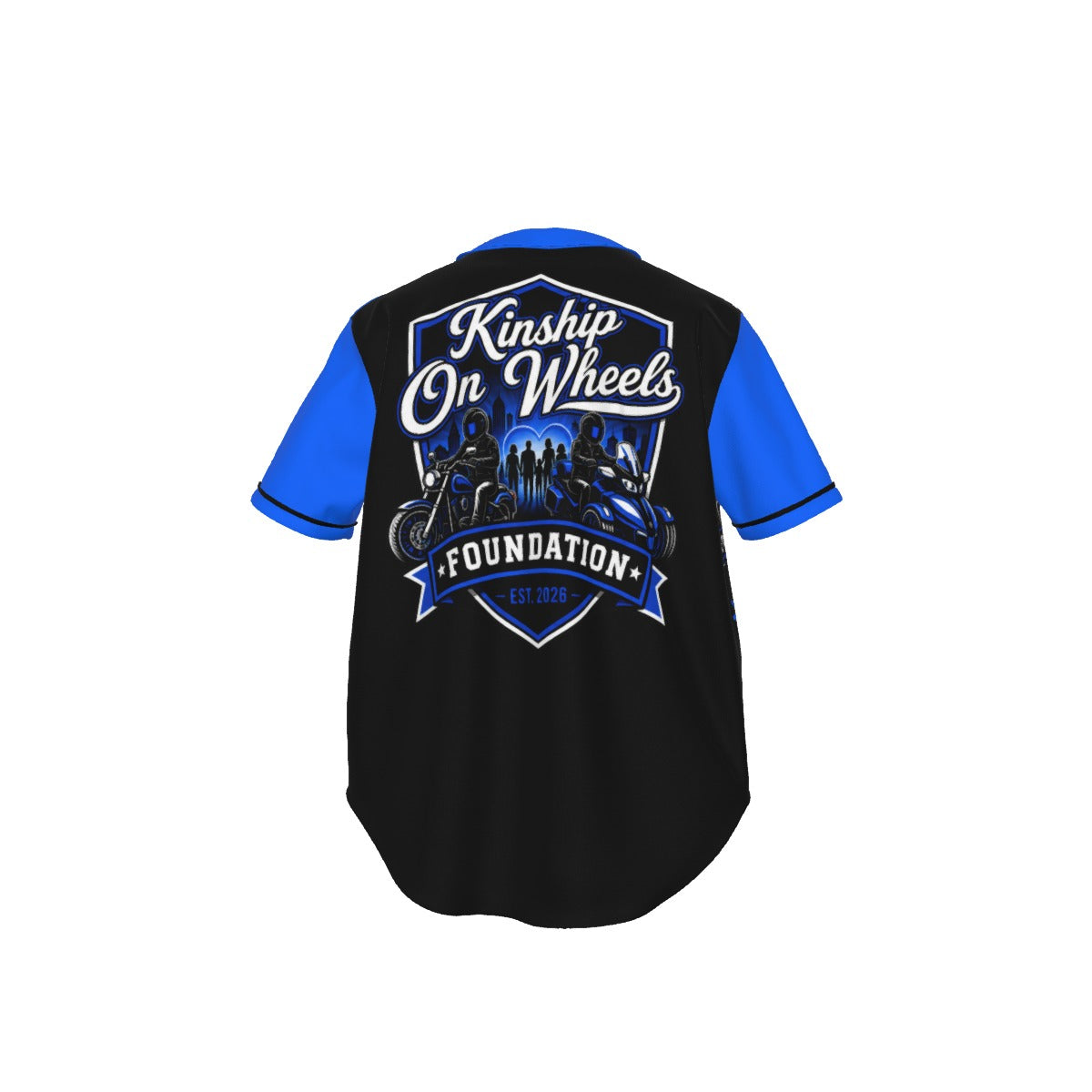 All-Over Print Men's Short Sleeve Baseball Jersey With Pinstripes