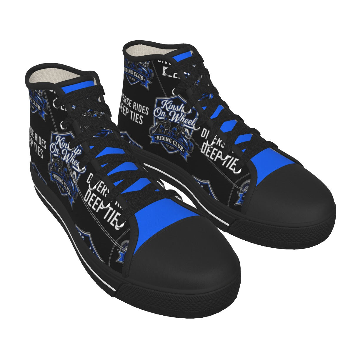 Men's Black Sole Canvas Shoes