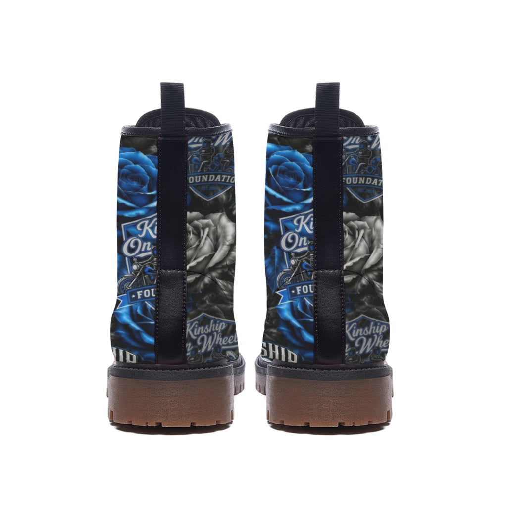 All-Over Print Men's Martin Short Boots