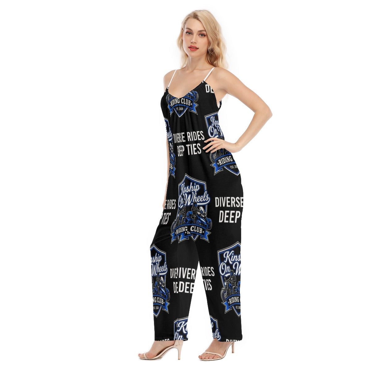 All-Over Print Women's Loose Cami Jumpsuit
