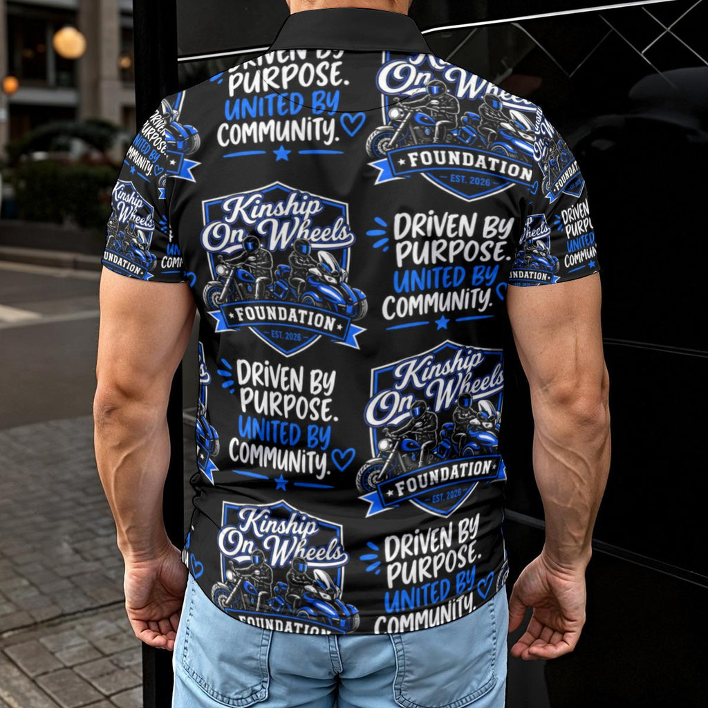All-Over Print Men's Polo Shirt