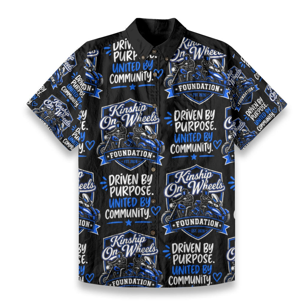 All-Over Print Men's Breathable Cotton Shirt|125GSM