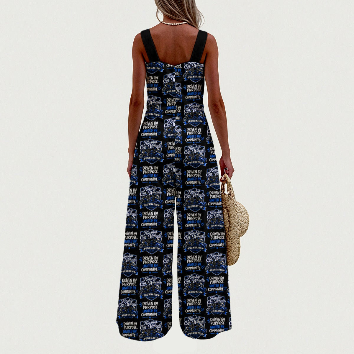 All-Over Print Women's Wide-Leg Jumpsuit