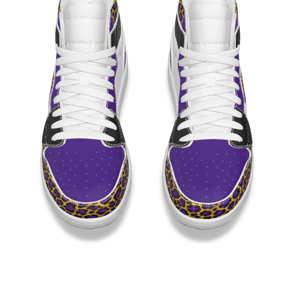 Lavish Curiosity Leopard Leather Tennis