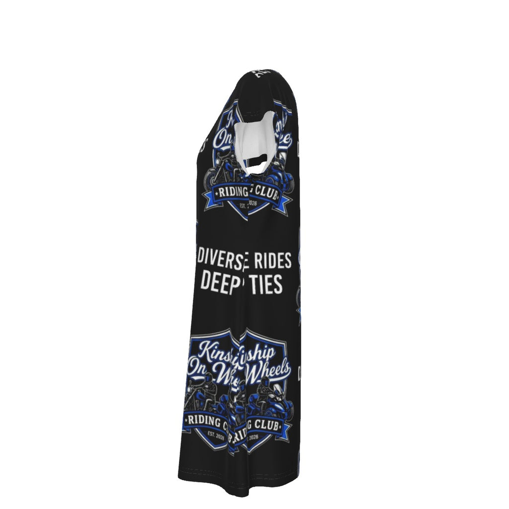 All-Over Print Women's Short Sleeve Dress