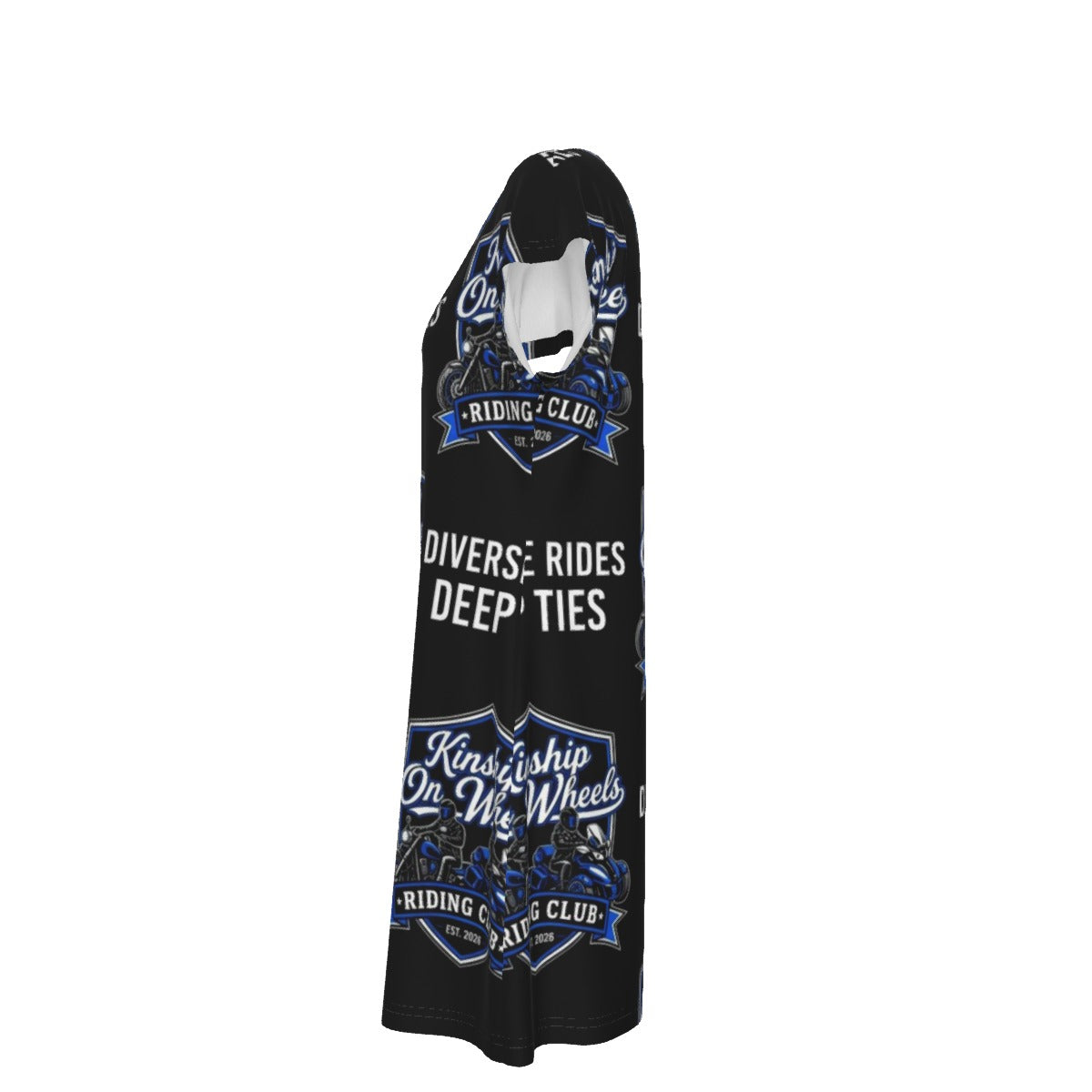 All-Over Print Women's Short Sleeve Dress