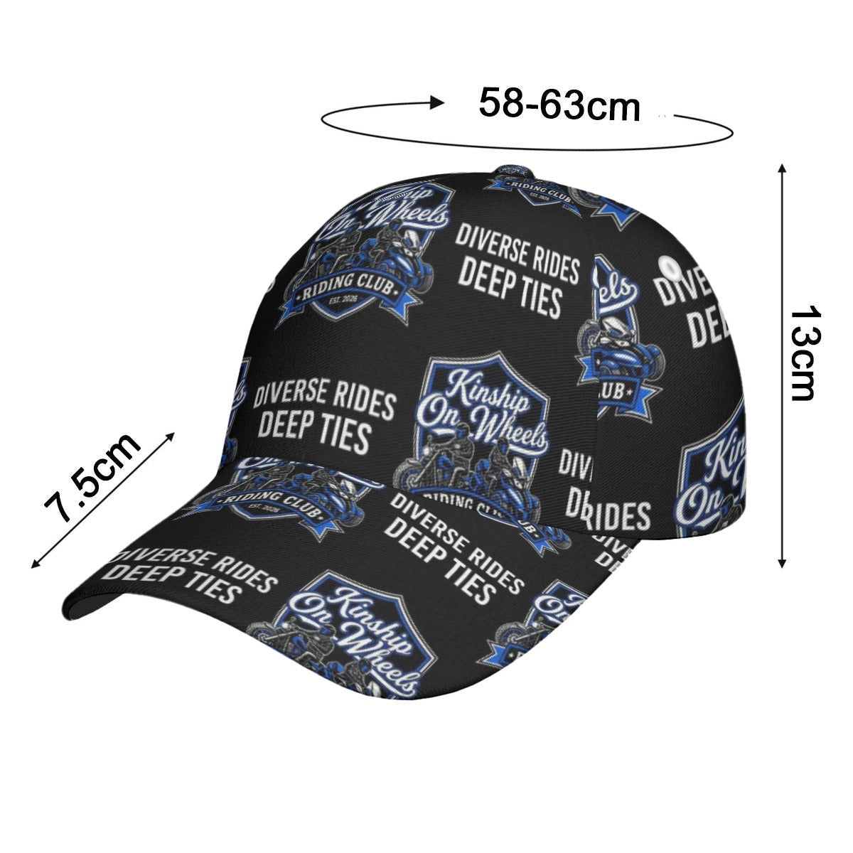 All-Over Print Peaked Cap