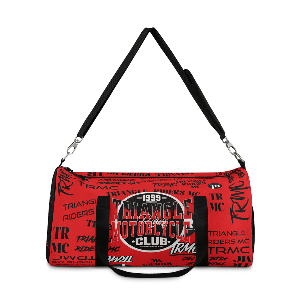 Triangle Riders Motorcycle Club Duffel Bag, Travel Gear, Gym Bag, Sports Equipment, Weekend Getaway, Biker Accessories