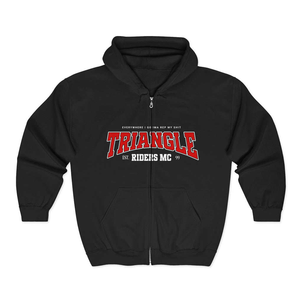 Triangle Riders Brotherhood Hoodie - Cozy Unisex Sweatshirt for Motorcycle Enthusiasts, Perfect for Rides, Casual Days, and Gifting