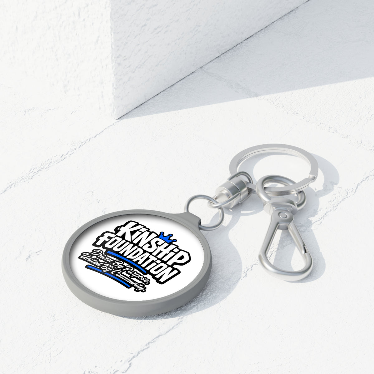 Kinship Foundation Round Keyring Tag