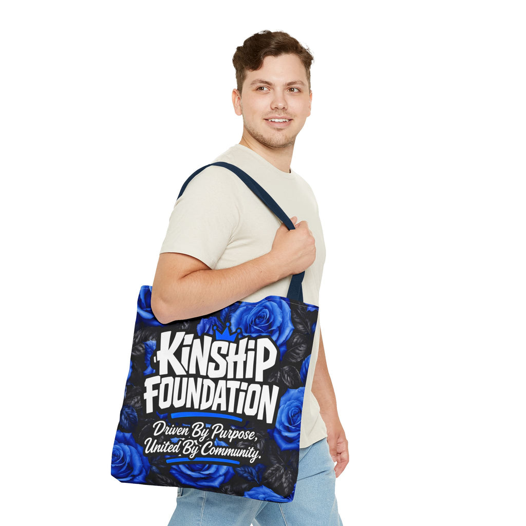 Kinship Foundation Tote Bag — Blue Rose Community Charity Tote