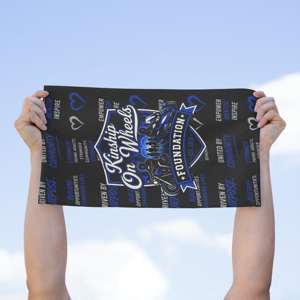 Kinship On Wheels Foundation Rally Towel — 11x18 Charity Motorcycle Support Towel